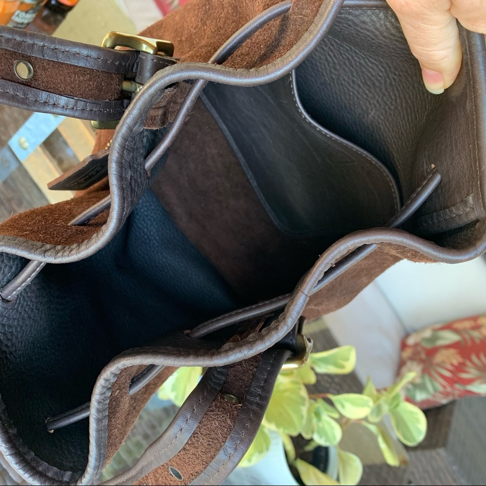 Berkeley Drawstring in Mahogany Vintage Coach #9012 - Picture 10 of 12